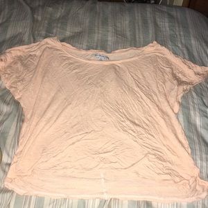 light orangey cream colored t shirt